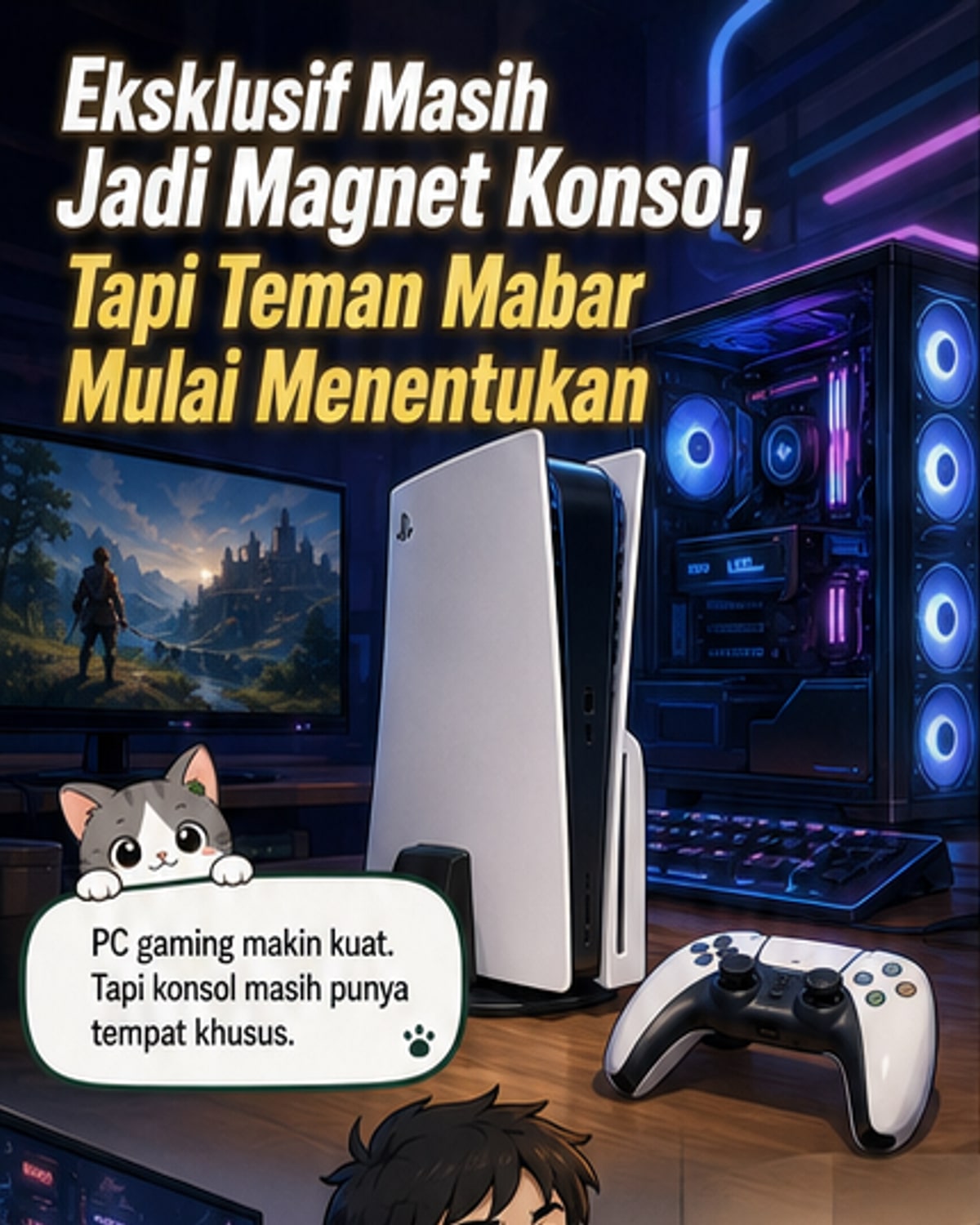 Kenapa Gamer Tetap Setia pada Konsol?