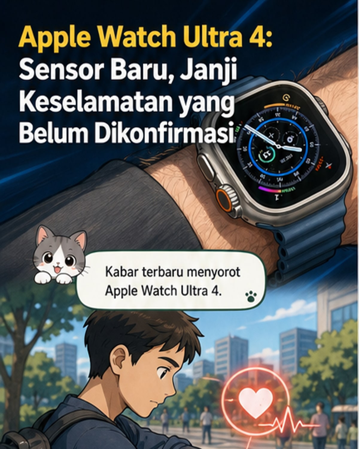 Apple Watch Ultra 4 Siap Bawa Sensor Lebih Canggih