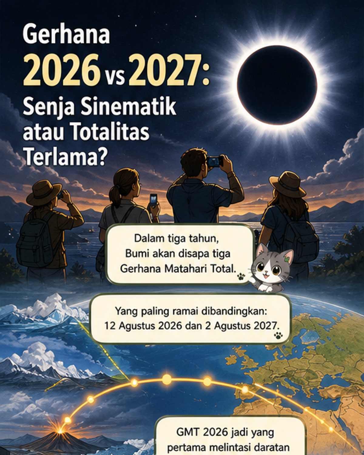 Gerhana 2026 vs 2027, Mana Lebih Istimewa?