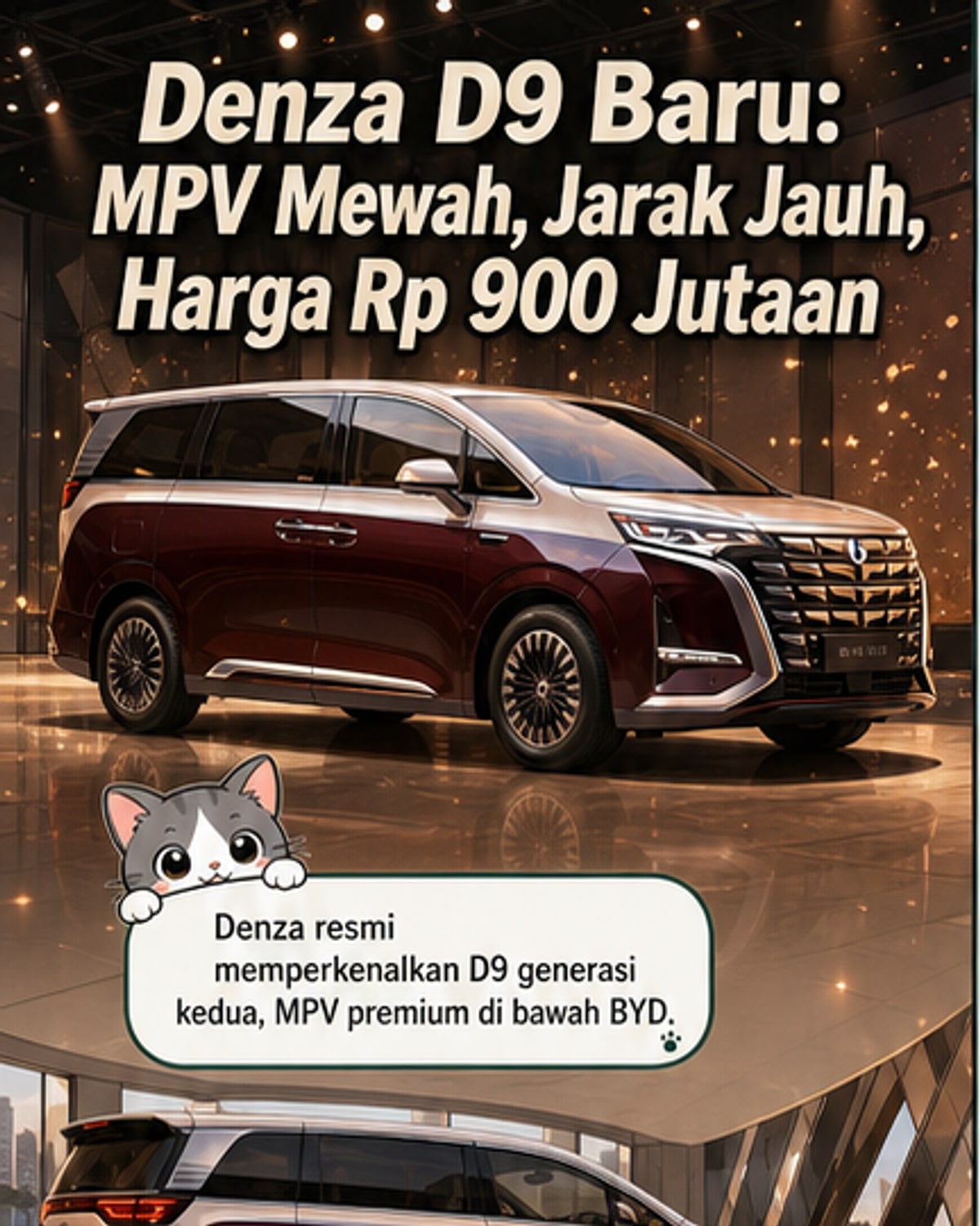Denza D9 Baru: MPV Listrik Mewah dengan Jangkauan 1.521 km