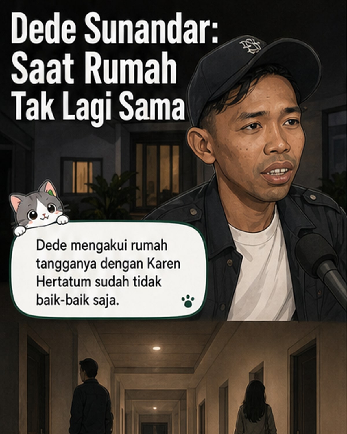 Dede Sunandar Buka Cerai dari Karen