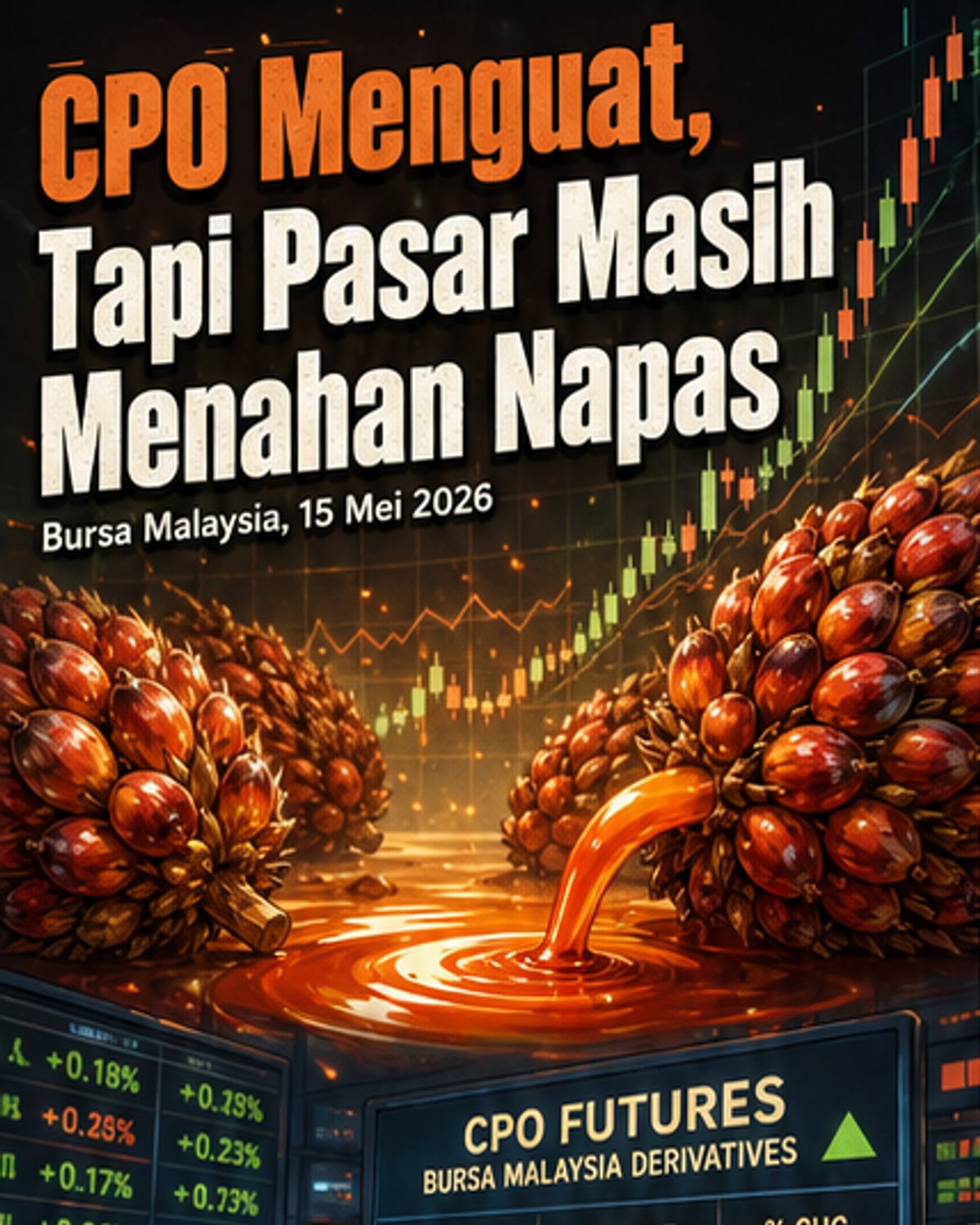 Harga CPO Menguat Dipicu Ketegangan Selat Hormuz