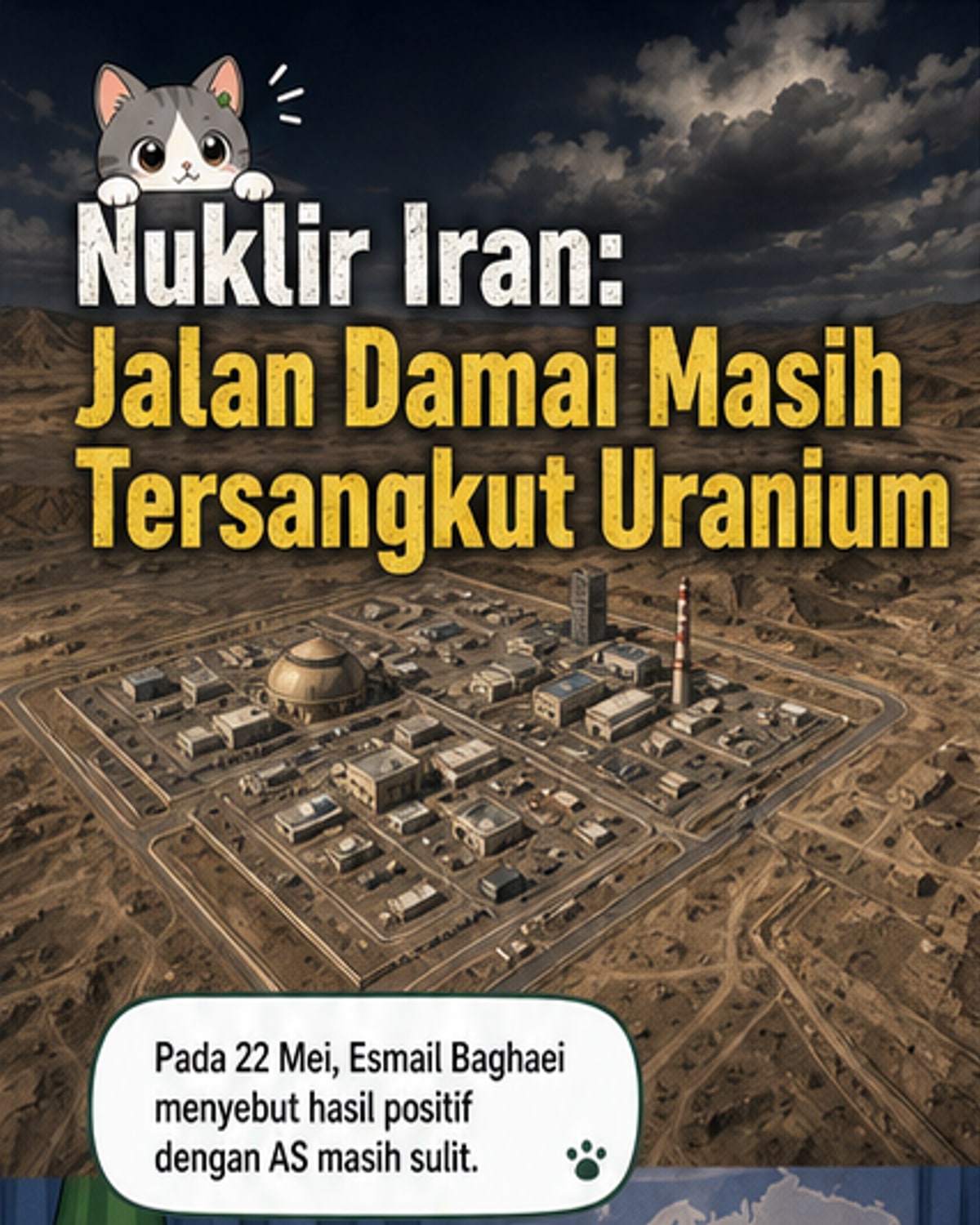 Iran: Negosiasi Nuklir dengan AS Masih Sulit