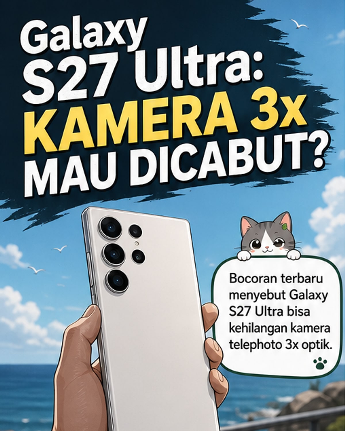 Samsung Hapus Kamera Zoom Optik di S27 Ultra