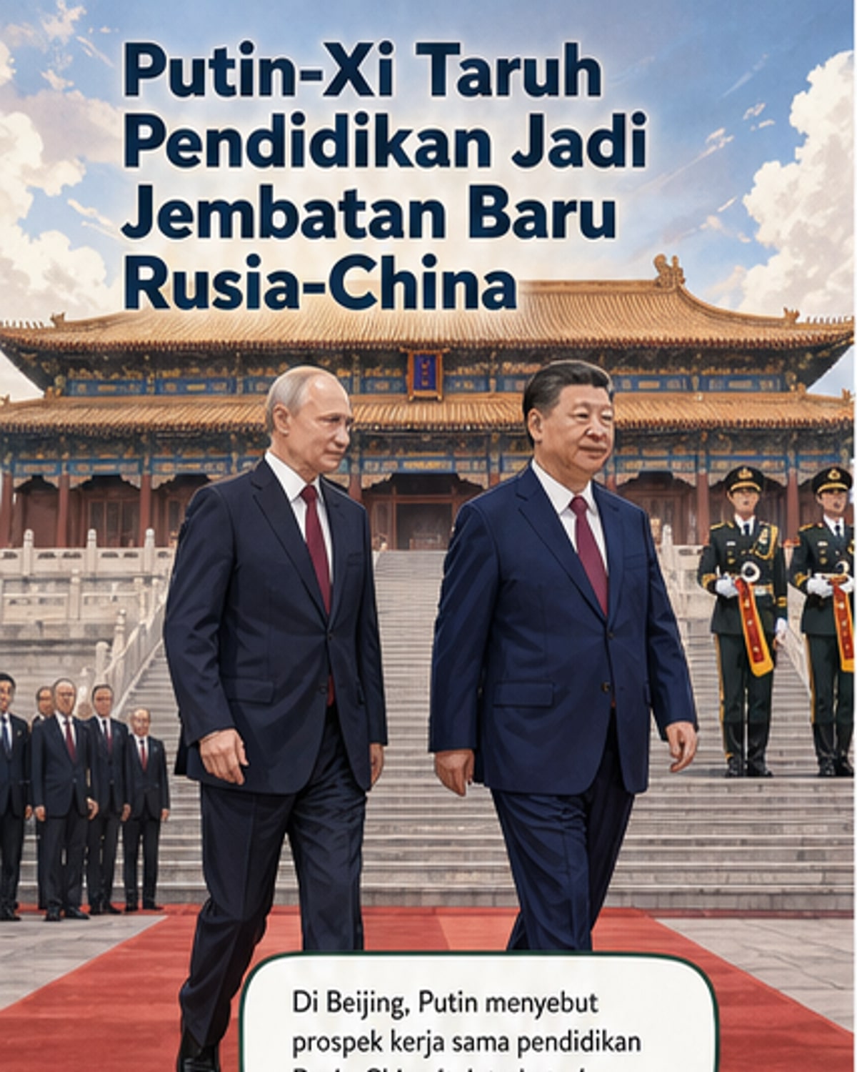 Putin dan Xi Luncurkan Kerja Sama Pendidikan