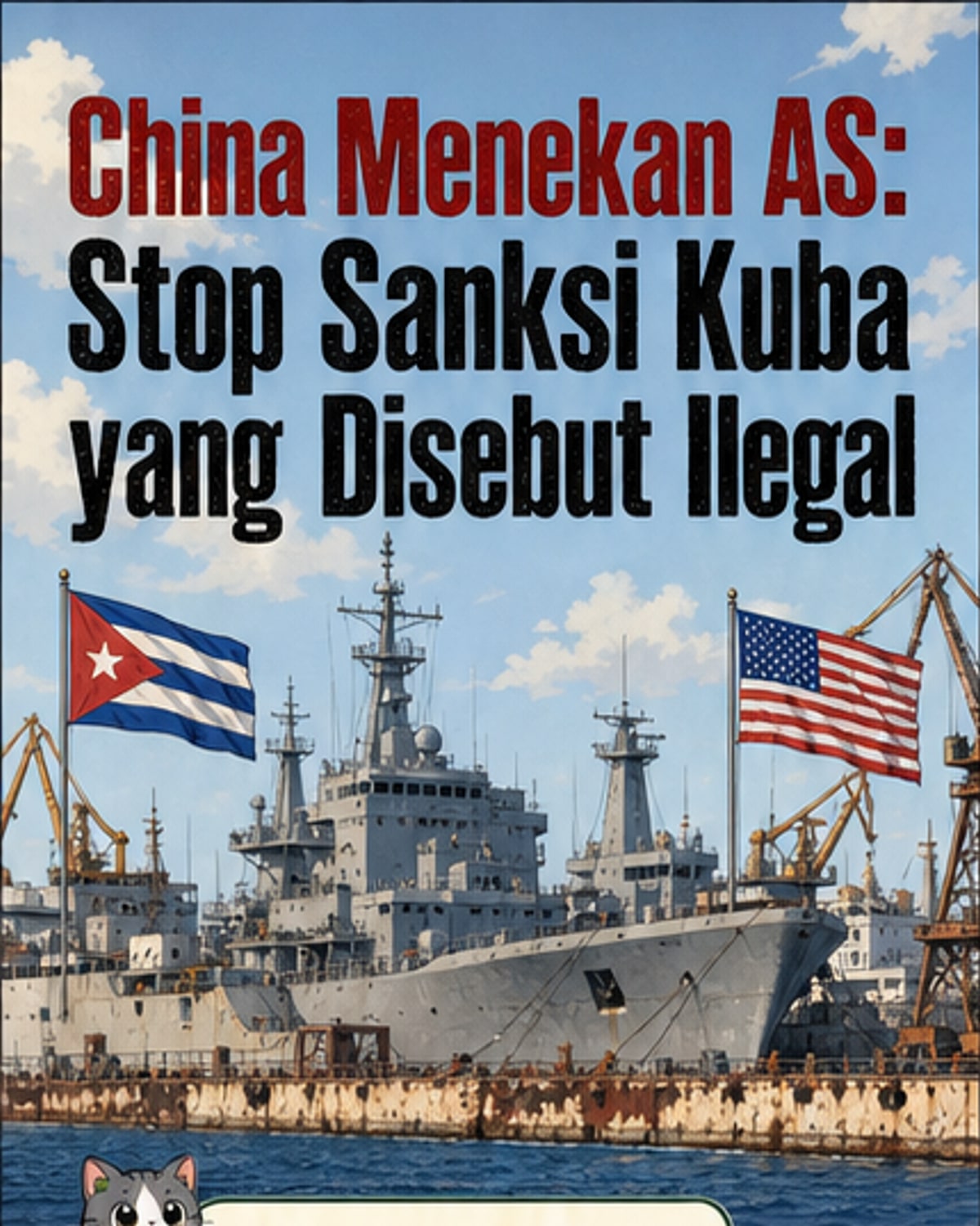 China Desak AS Hentikan Sanksi ke Kuba