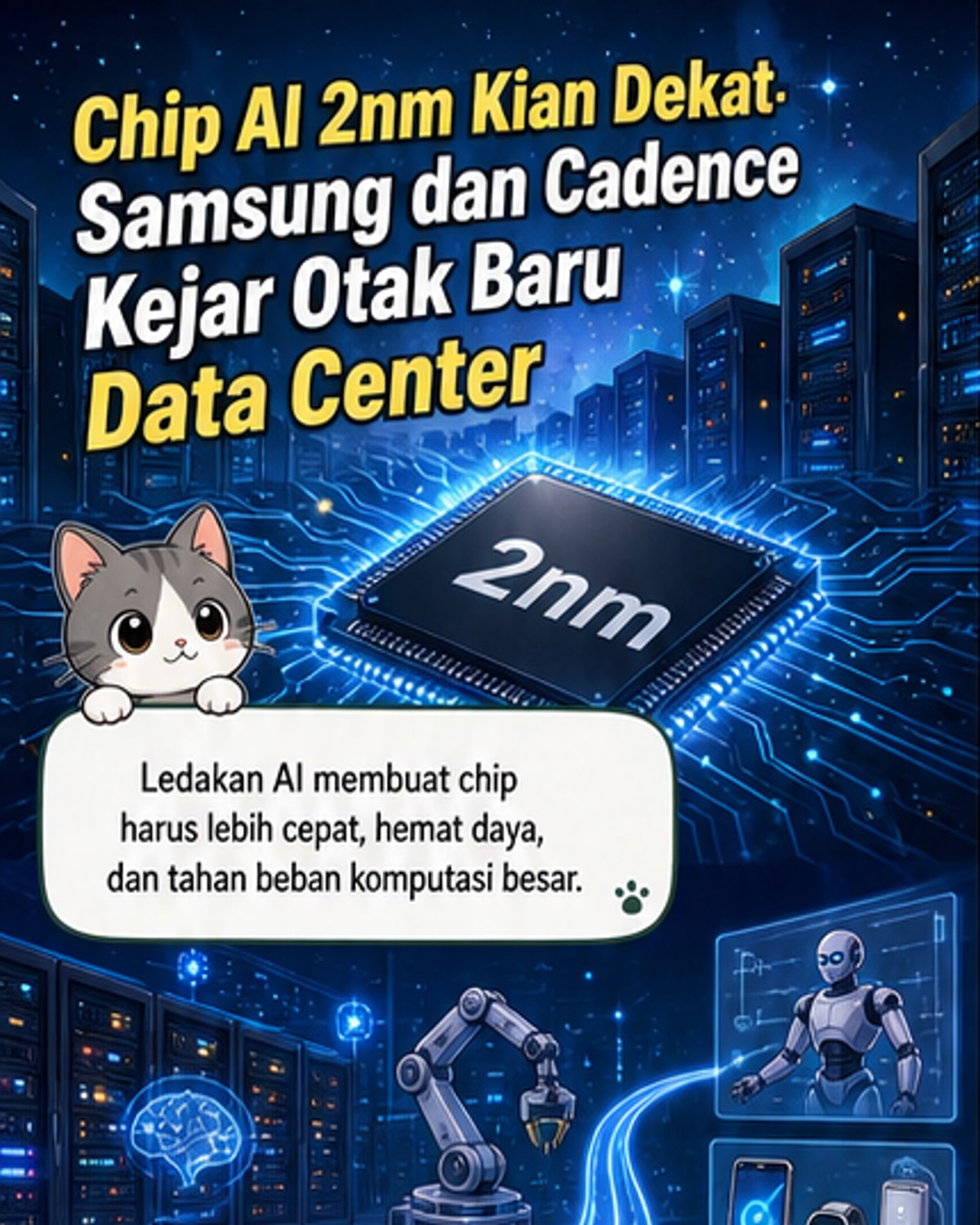 Chip AI 2nm Siap Diproduksi
