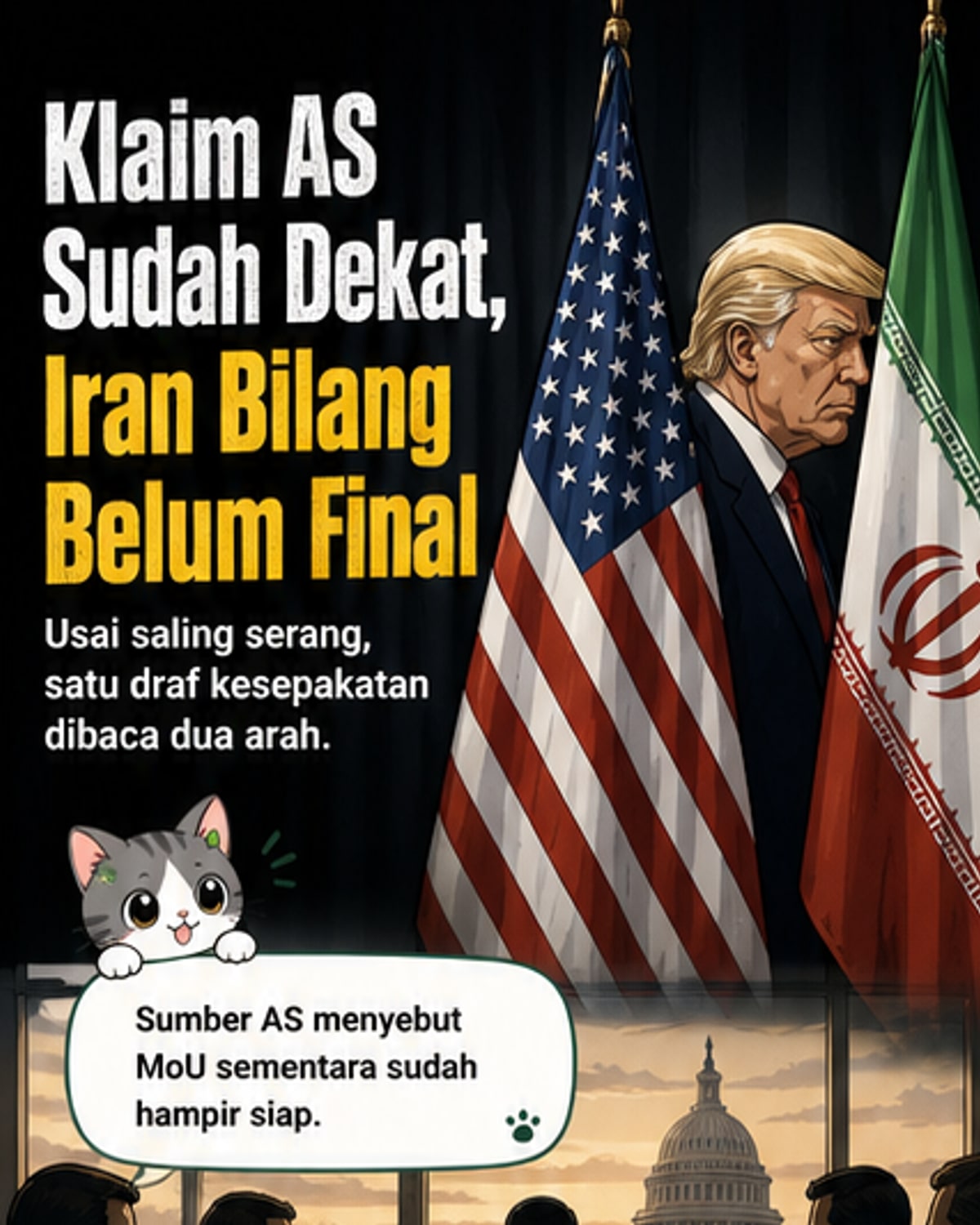 AS dan Iran Beri Sinyal Berbeda Soal Kesepakatan