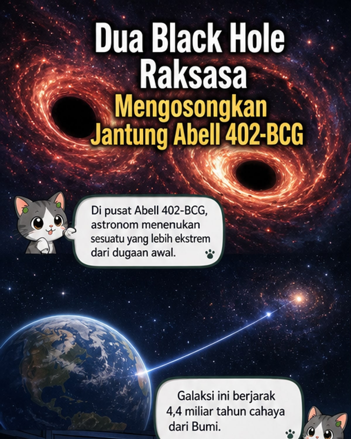 Dua Black Hole Raksasa Terbesar Ditemukan