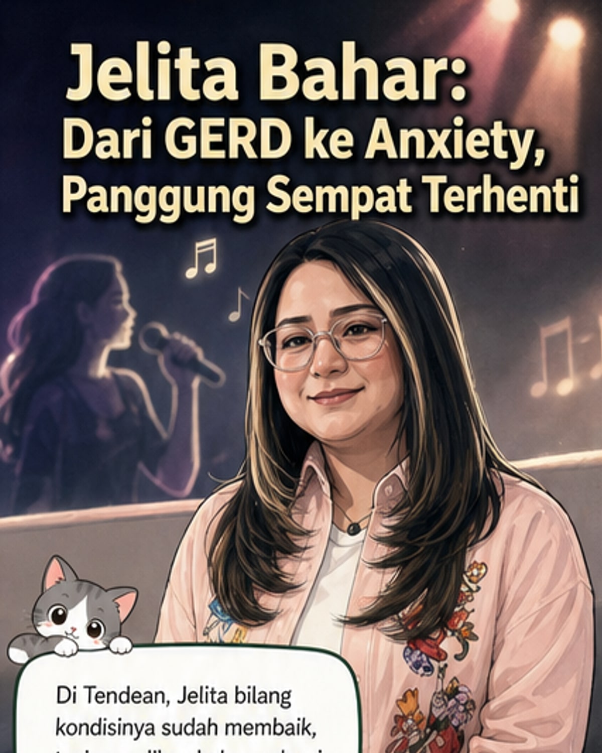Jelita Bahar Buka Cerita Soal Anxiety