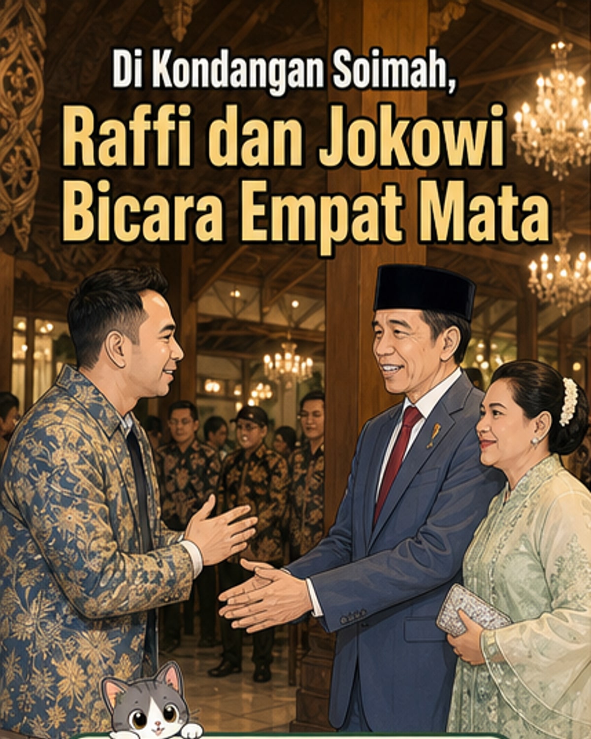Raffi Ahmad Ngobrol 4 Mata dengan Jokowi