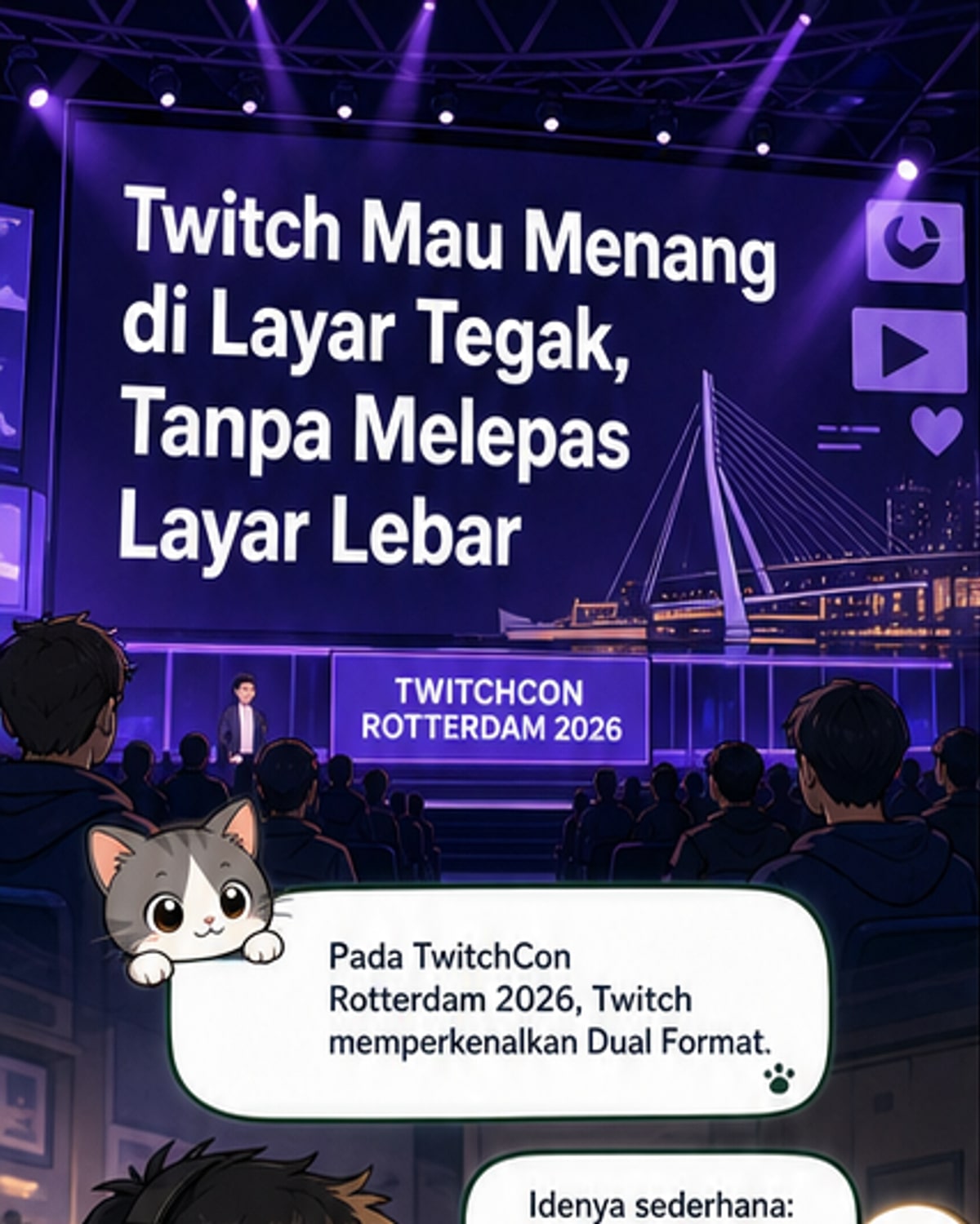 Twitch Luncurkan Siaran Vertikal & Horizontal Sekaligus
