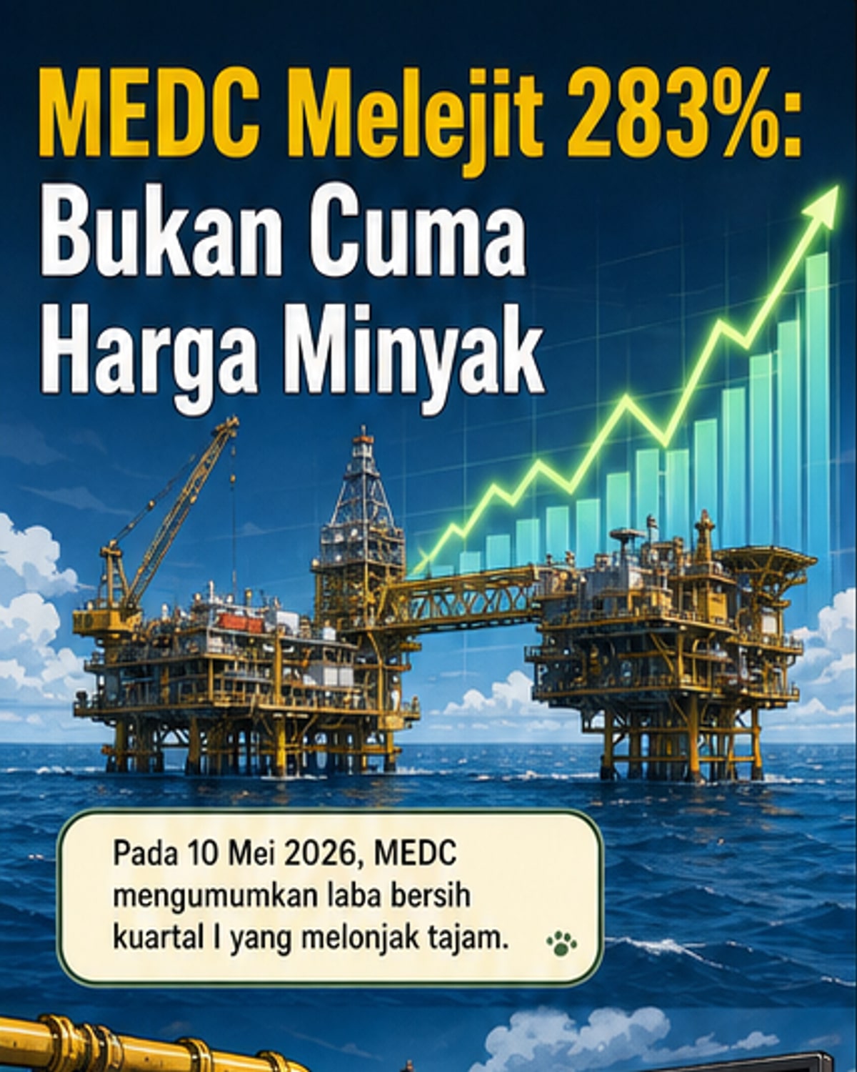 Laba Medco Energi Melonjak 283%