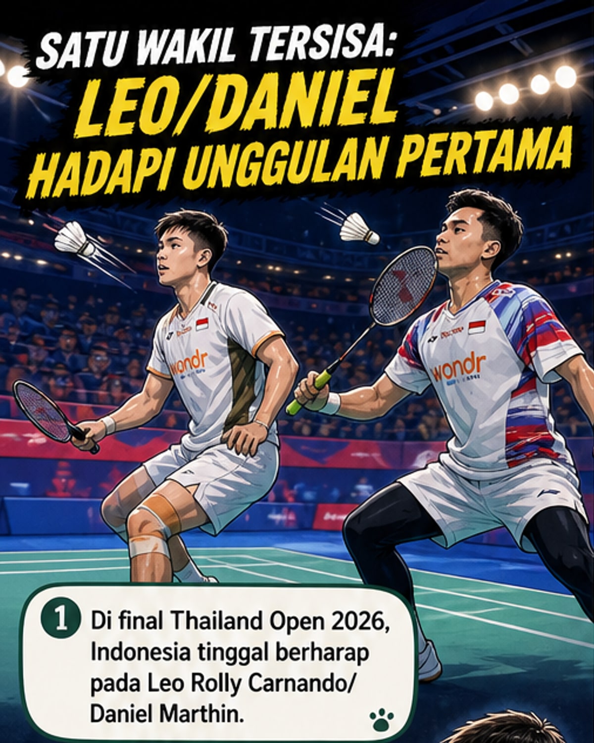 Leo/Daniel ke Final Thailand Open