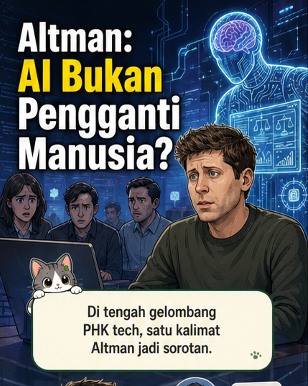 Altman: AI Bukan Pengganti Manusia