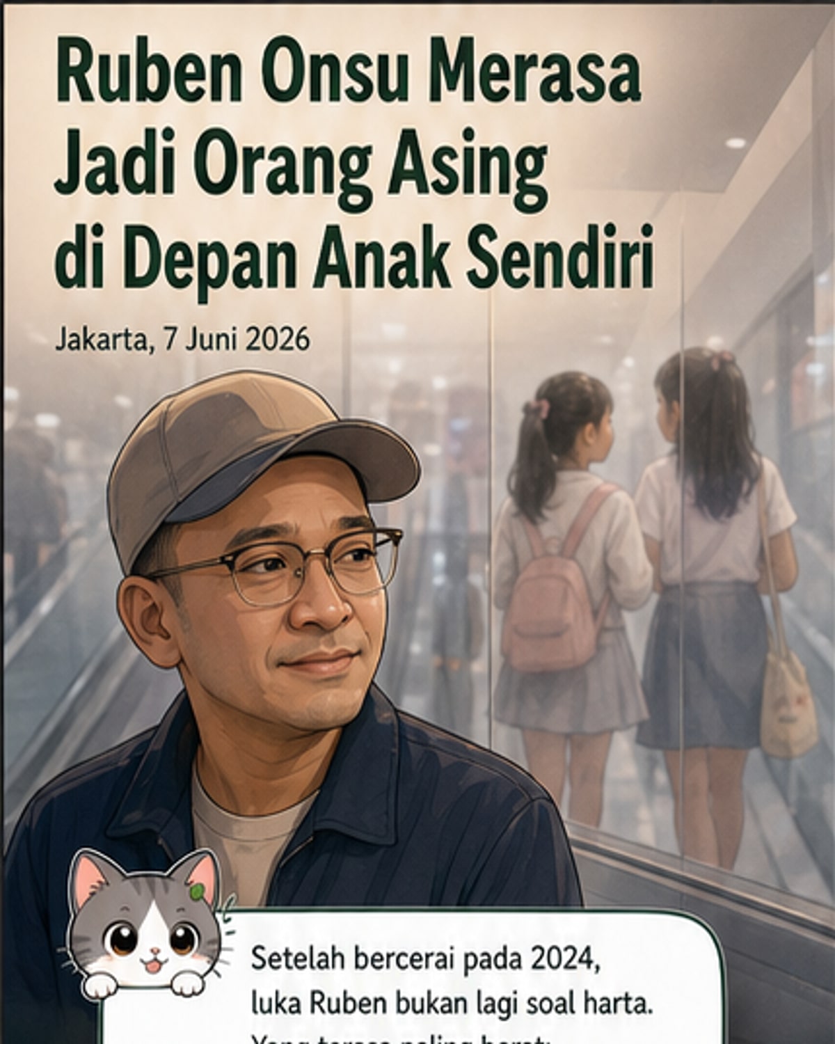 Ruben Onsu Renggang dengan Anak