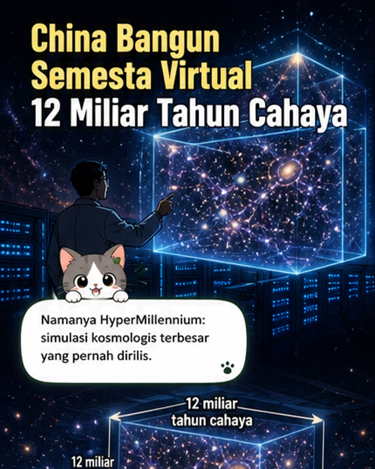 Simulasi Alam Semesta Terbesar Dibuat