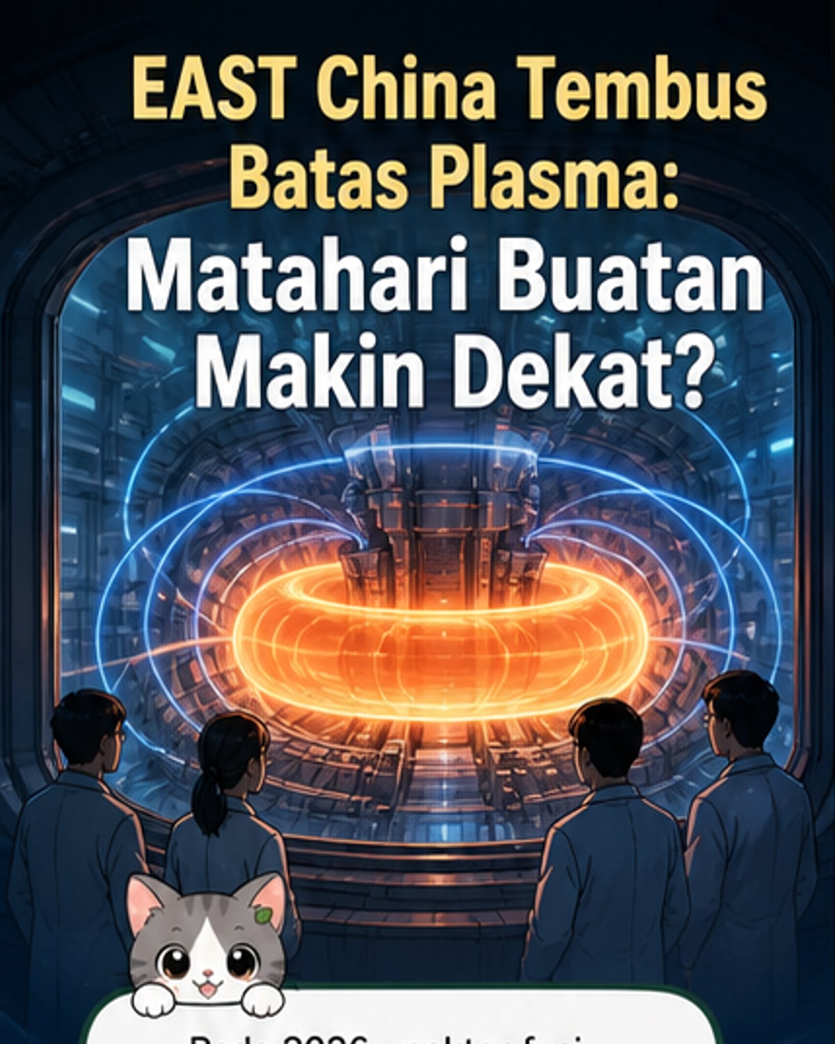 Reaktor Fusi China Tembus Batas Fisika