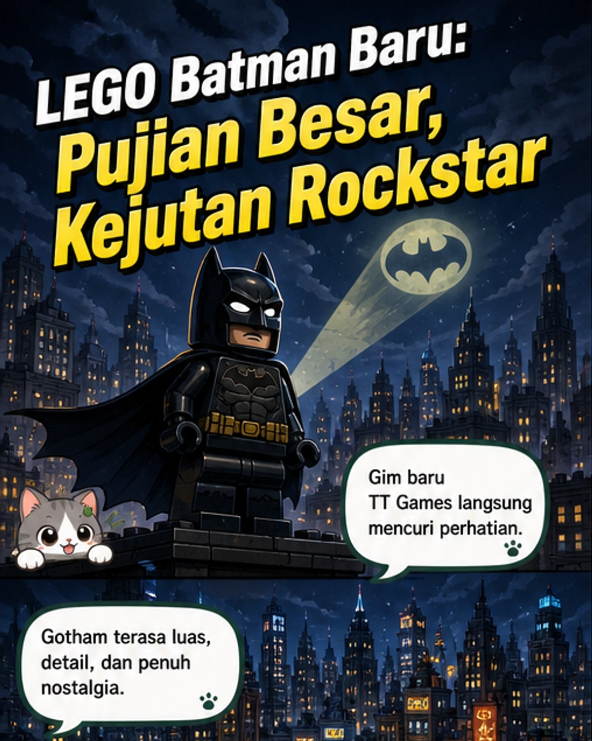 LEGO Batman Kolaborasi dengan Rockstar
