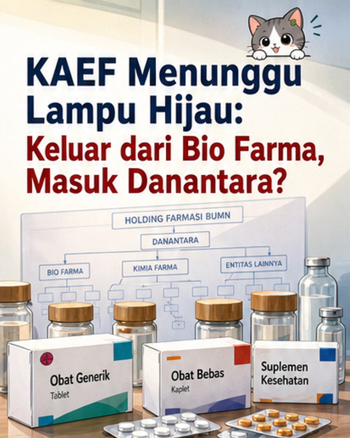 Kimia Farma Tunggu Restu Lepas dari Holding BUMN