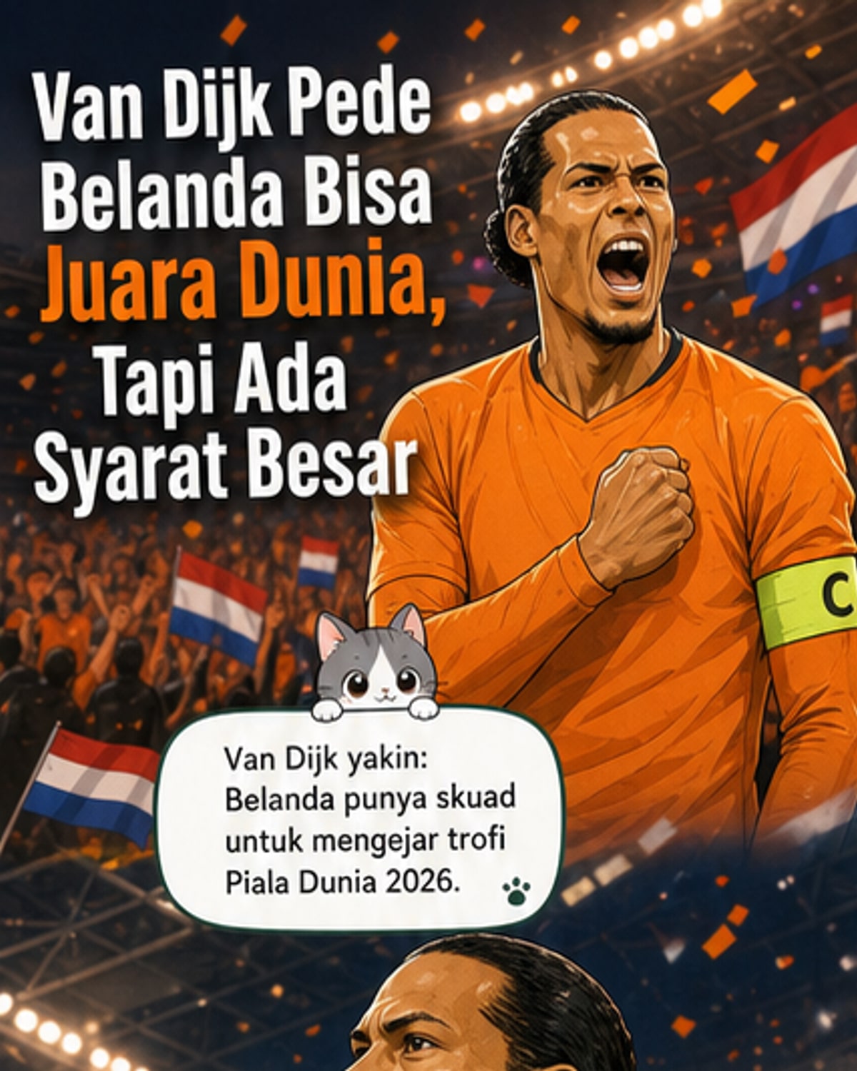 Van Dijk Yakin Belanda Bisa Juara Piala Dunia 2026