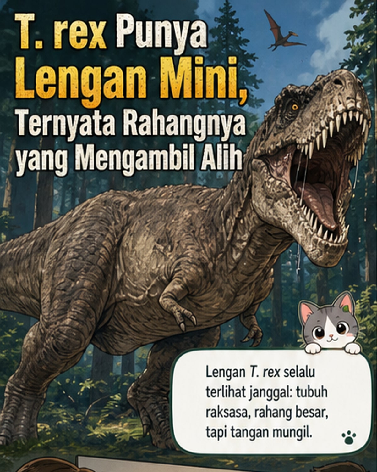 Mengapa Lengan T. rex Begitu Pendek?