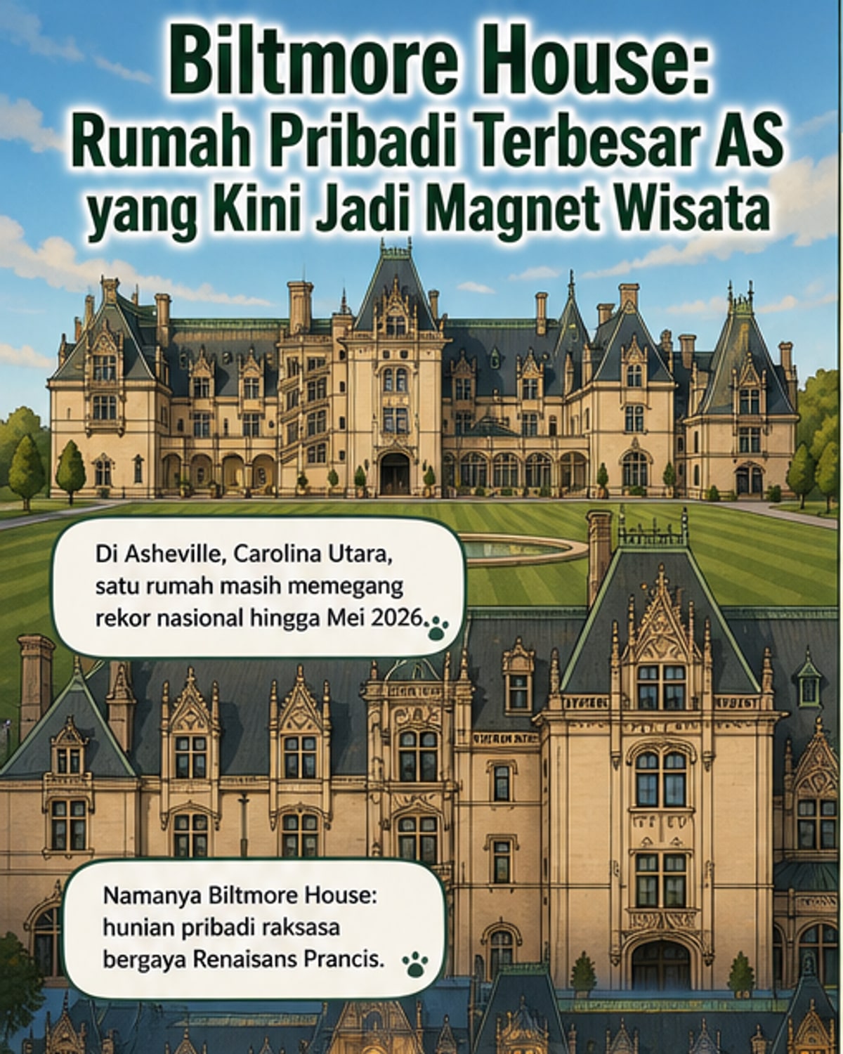 Rumah Pribadi Terbesar di AS