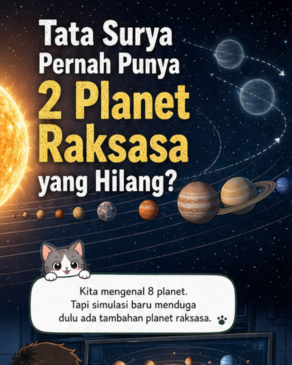 2 Planet Raksasa Hilang dari Tata Surya
