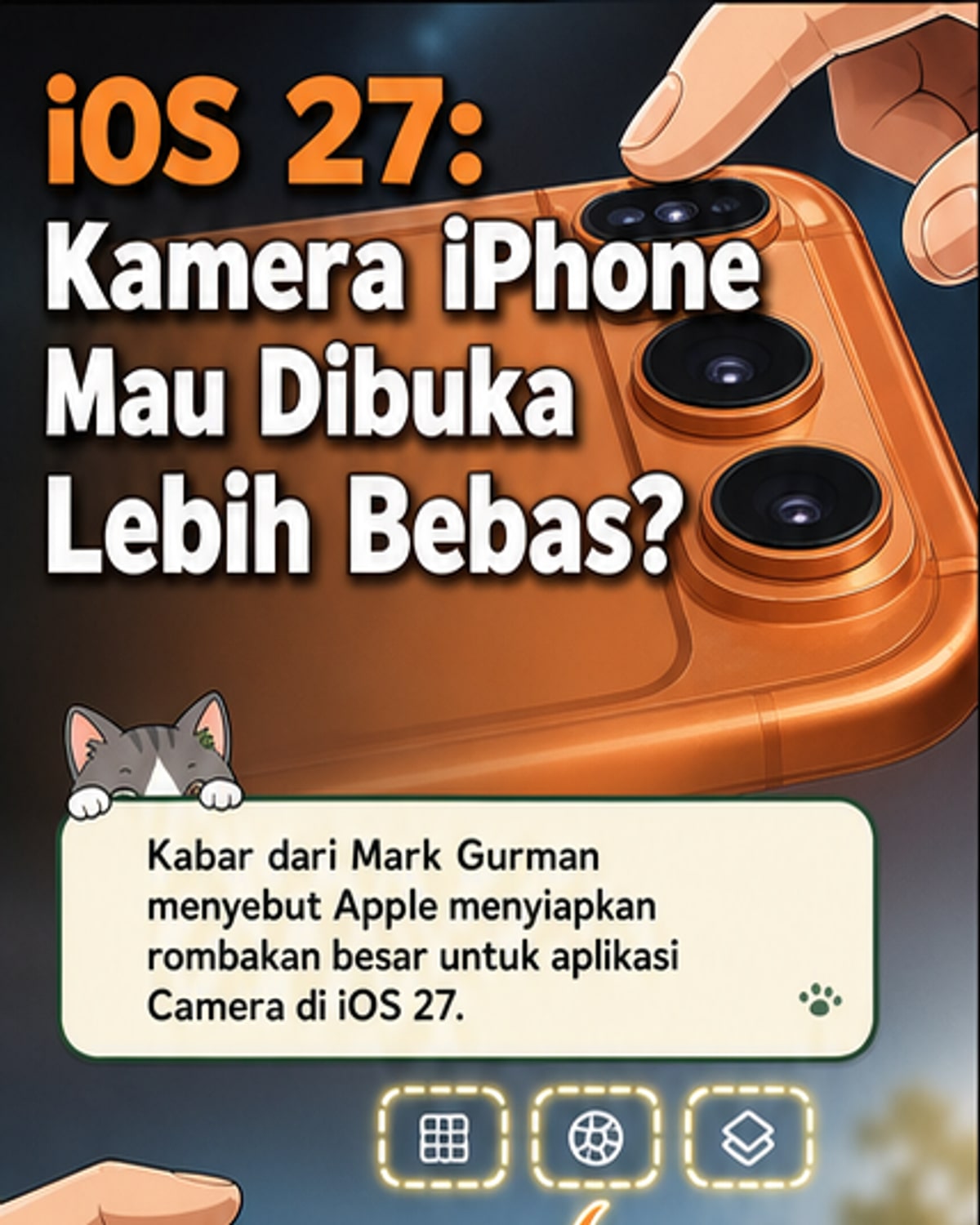 Kamera iPhone Diperbarui di iOS 27