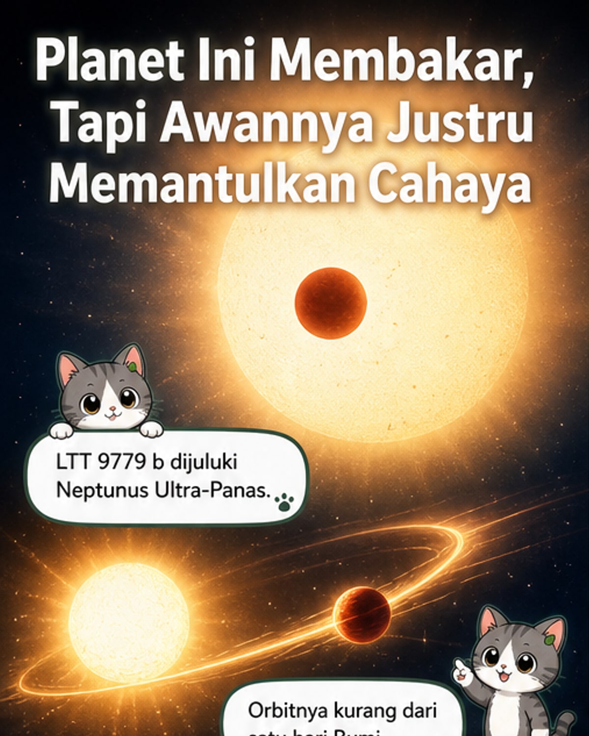 Planet Neptunus Ultra-Panas Punya Awan Reflektif