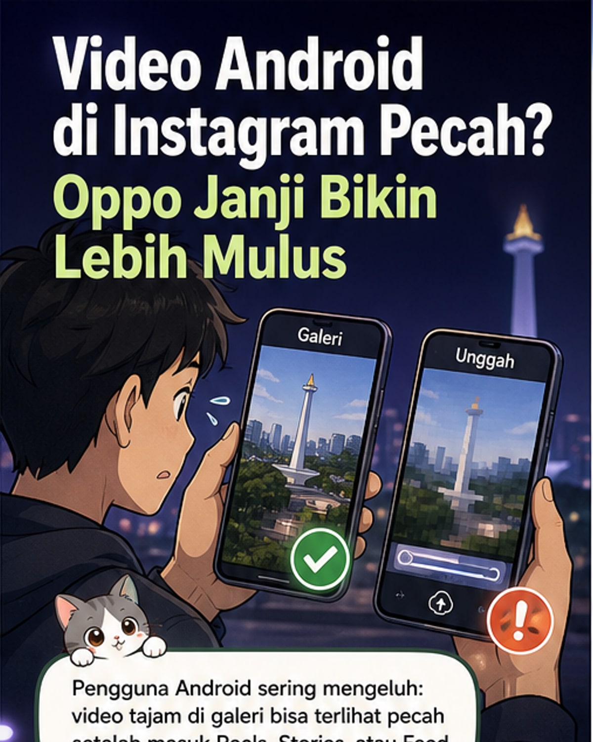 Oppo Perbaiki Kualitas Upload Video ke Instagram