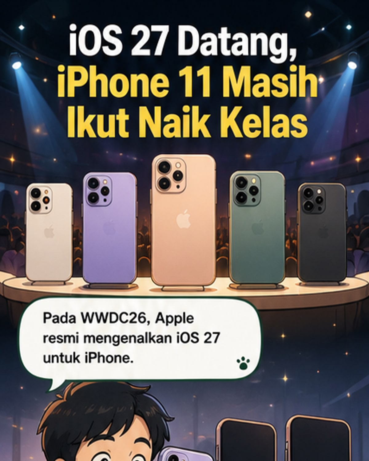 iOS 27 Hadir Bulan Ini, Ini Daftar iPhone yang Kebagian