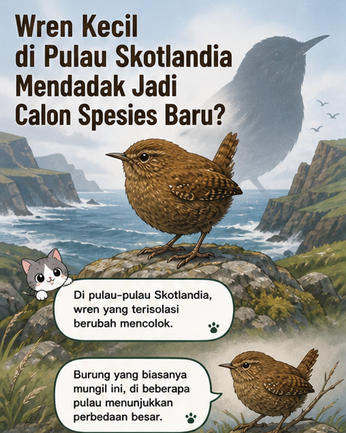Burung kecil ini jadi dua kali lebih berat