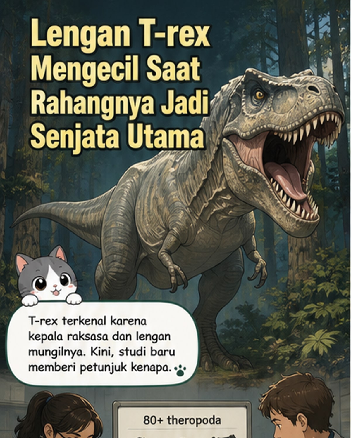 Mengapa T-rex punya lengan kecil?