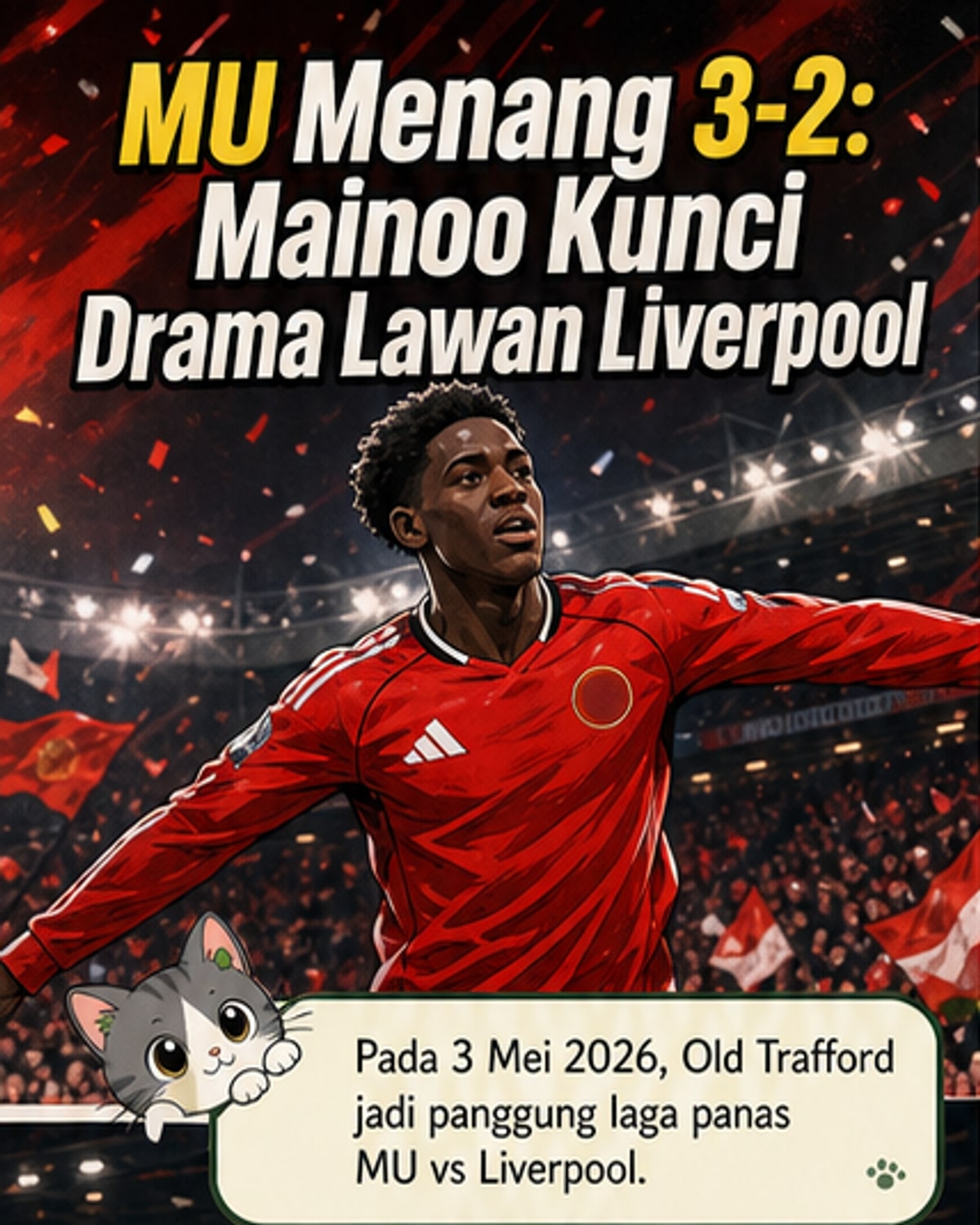 MU Tumbangkan Liverpool 3-2