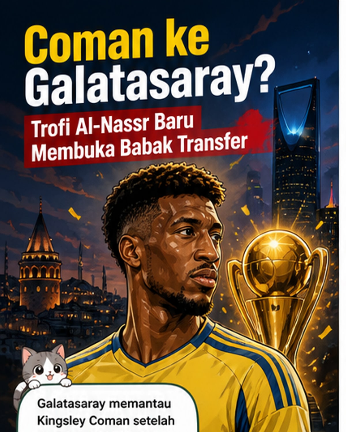 Galatasaray Incar Coman Usai Al-Nassr Juara