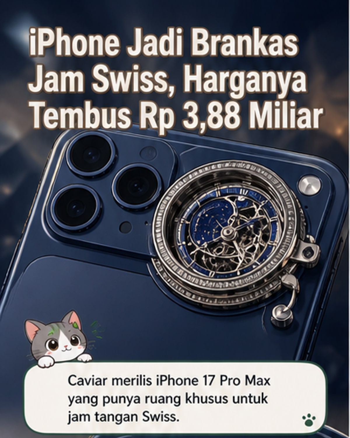 iPhone Ini Punya Slot untuk Jam Tangan Swiss