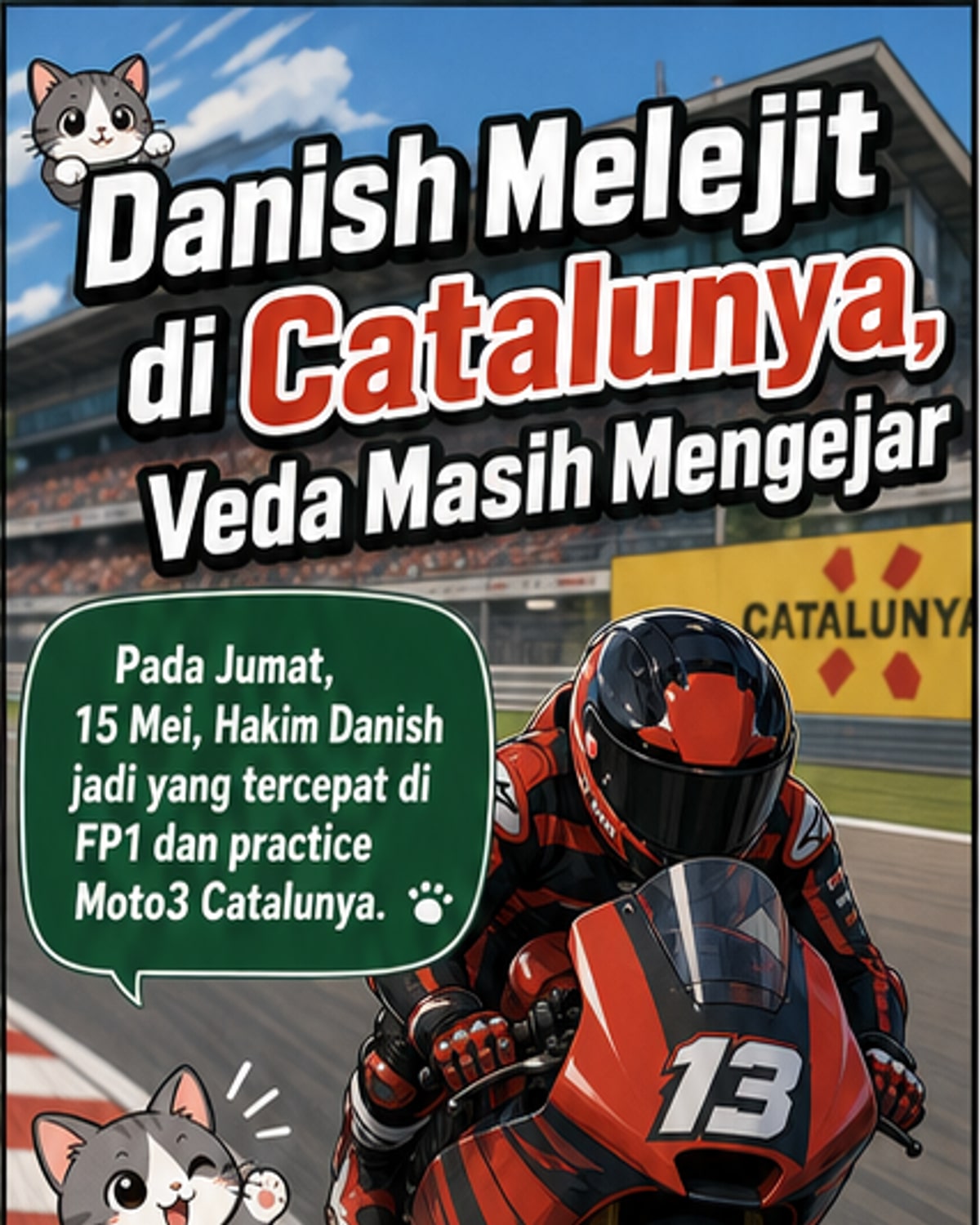 Hakim Danish Pimpin Latihan di Catalunya
