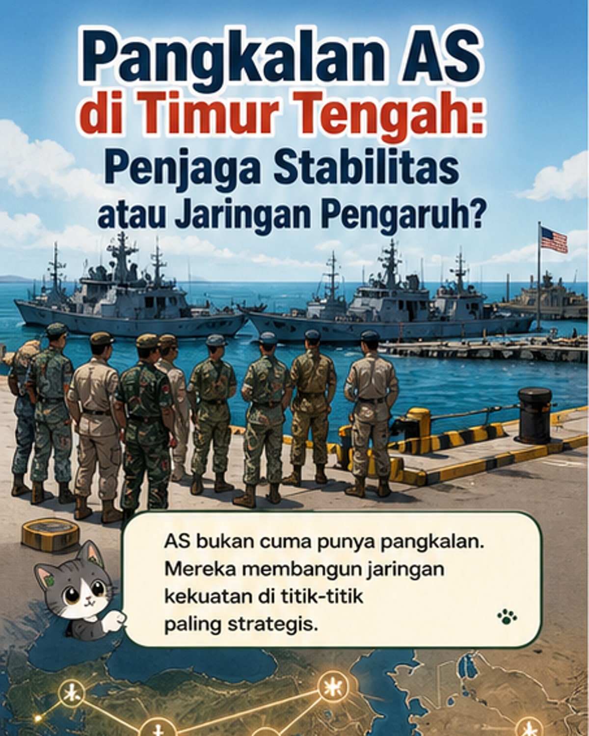Kenapa AS Punya Banyak Pangkalan di Timur Tengah?