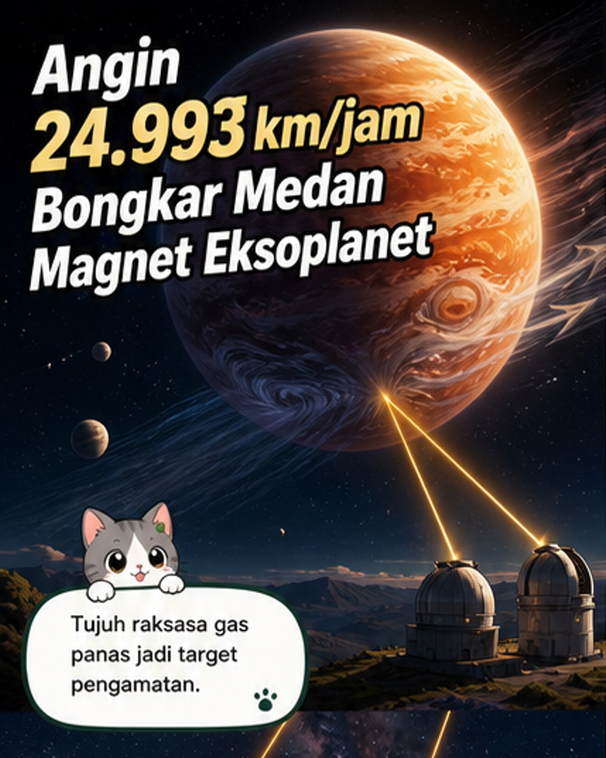 Temuan medan magnet eksoplanet pertama