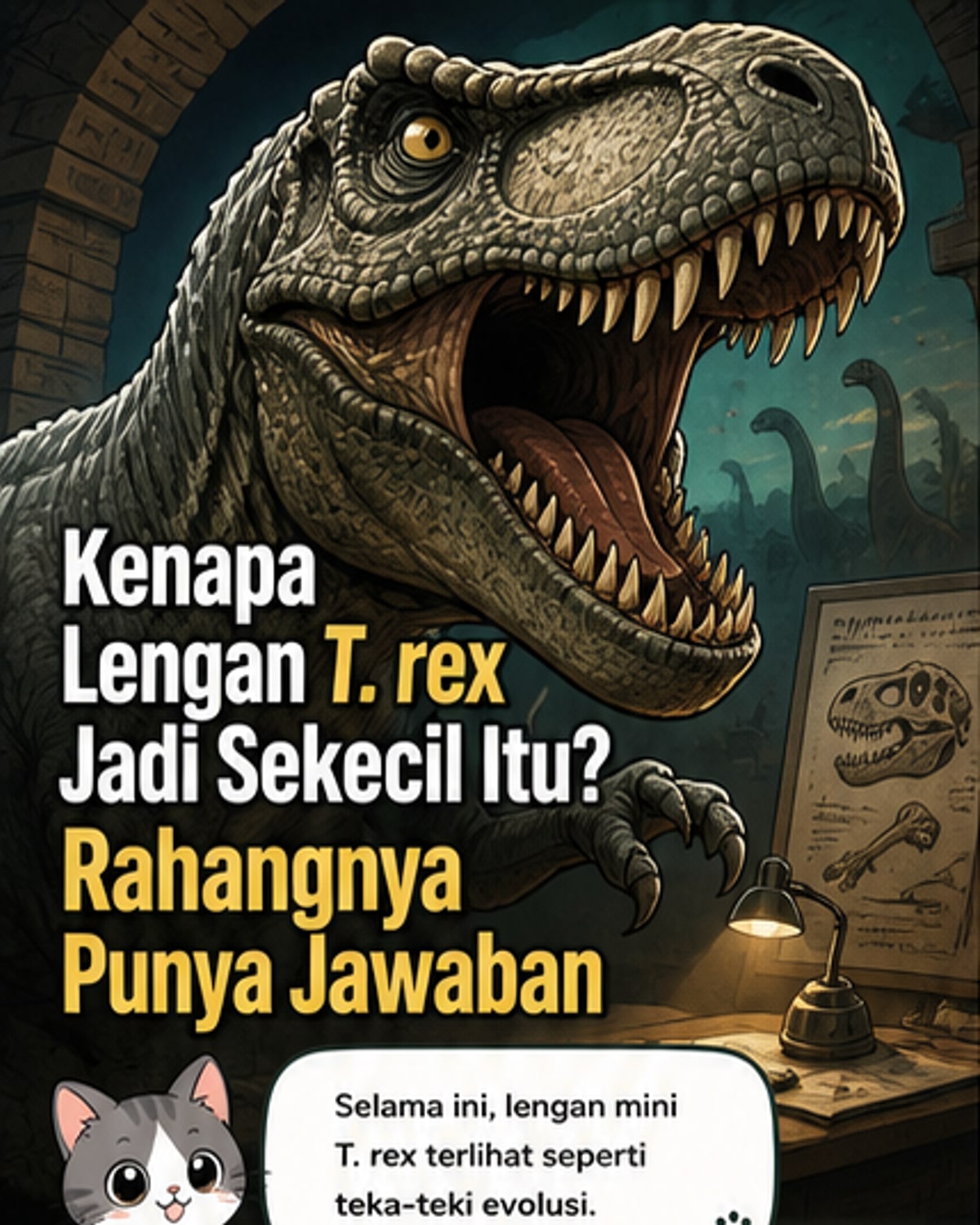 Mengapa Lengan T-Rex Begitu Pendek?
