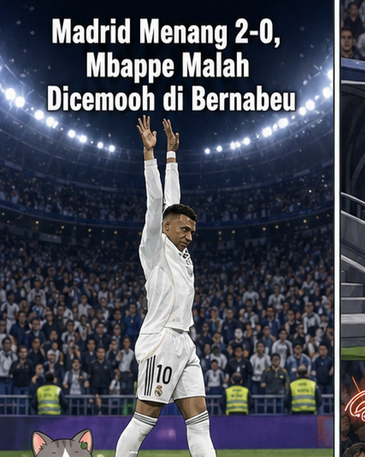 Mbappe Dicemooh, Madrid Menang 2-0