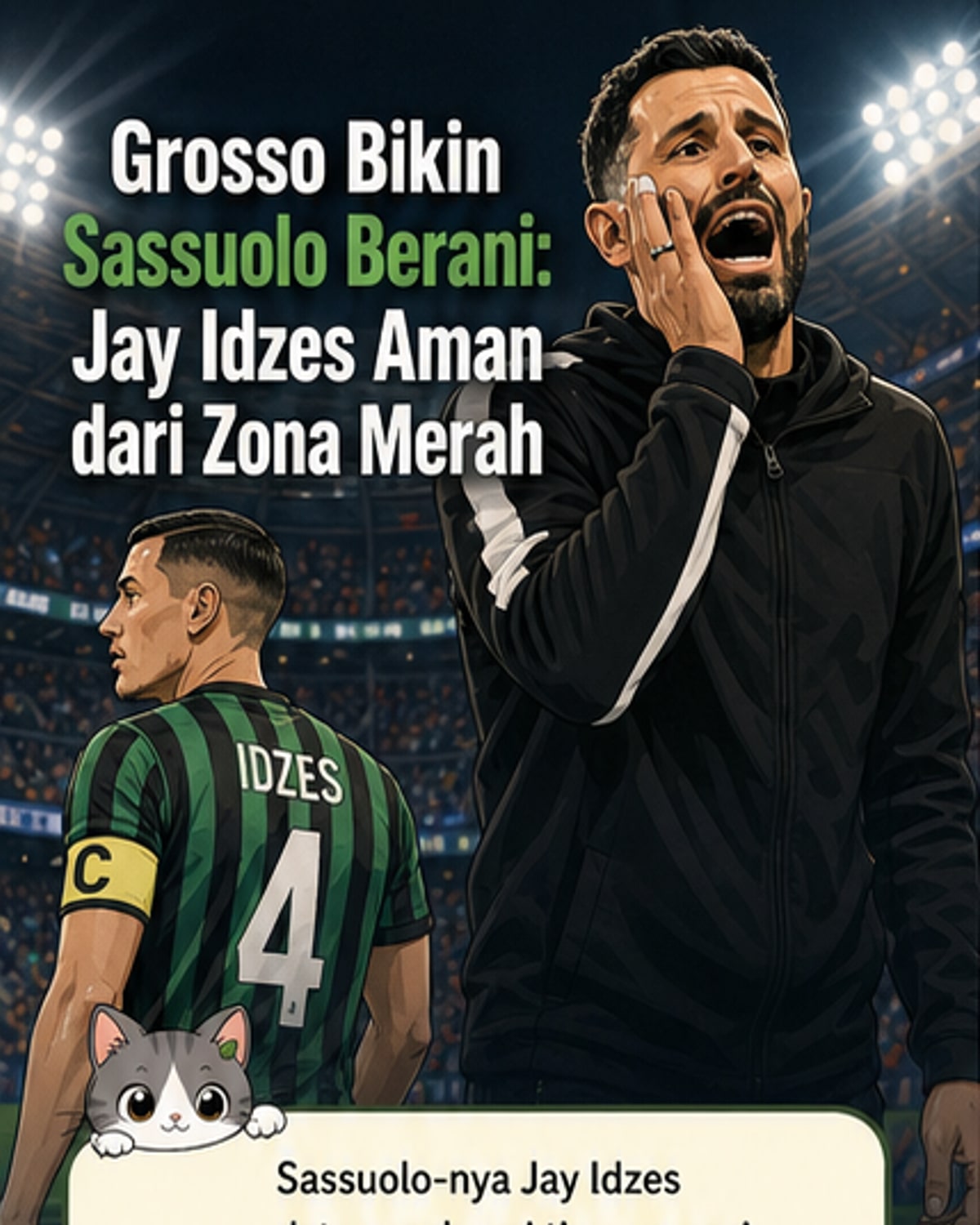 Gaya Fabio Grosso di Sassuolo Dibandingkan dengan Fabregas