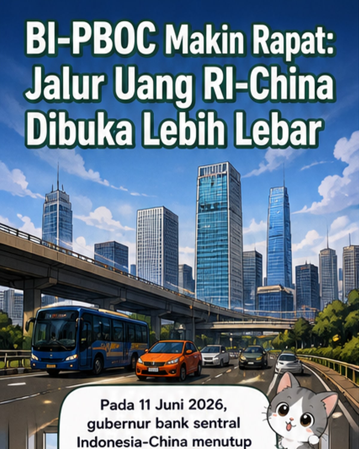 BI dan Bank Sentral China Perkuat Kerja Sama Keuangan