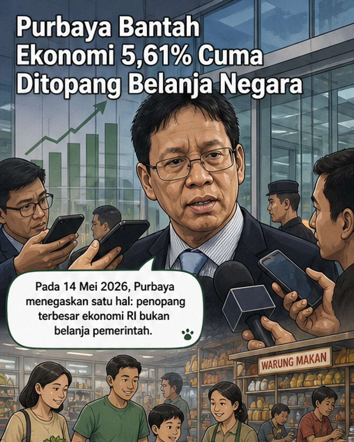 Daya beli warga topang ekonomi 5,61%
