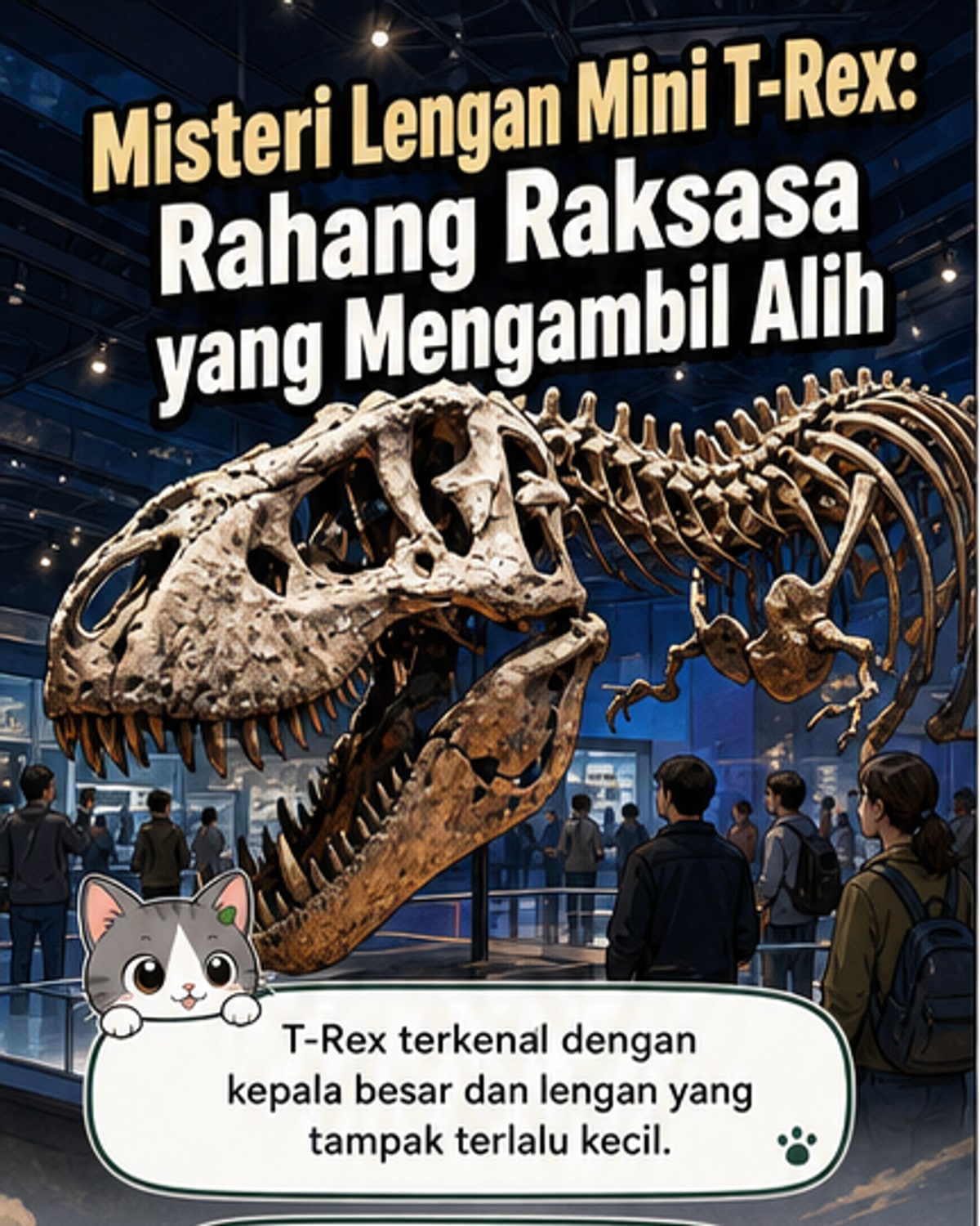 Misteri Tangan T-Rex Terpecahkan