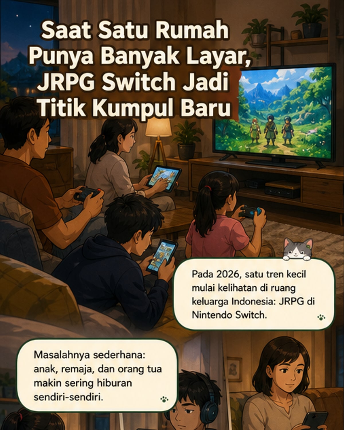 JRPG di Switch Jadi Hiburan Keluarga