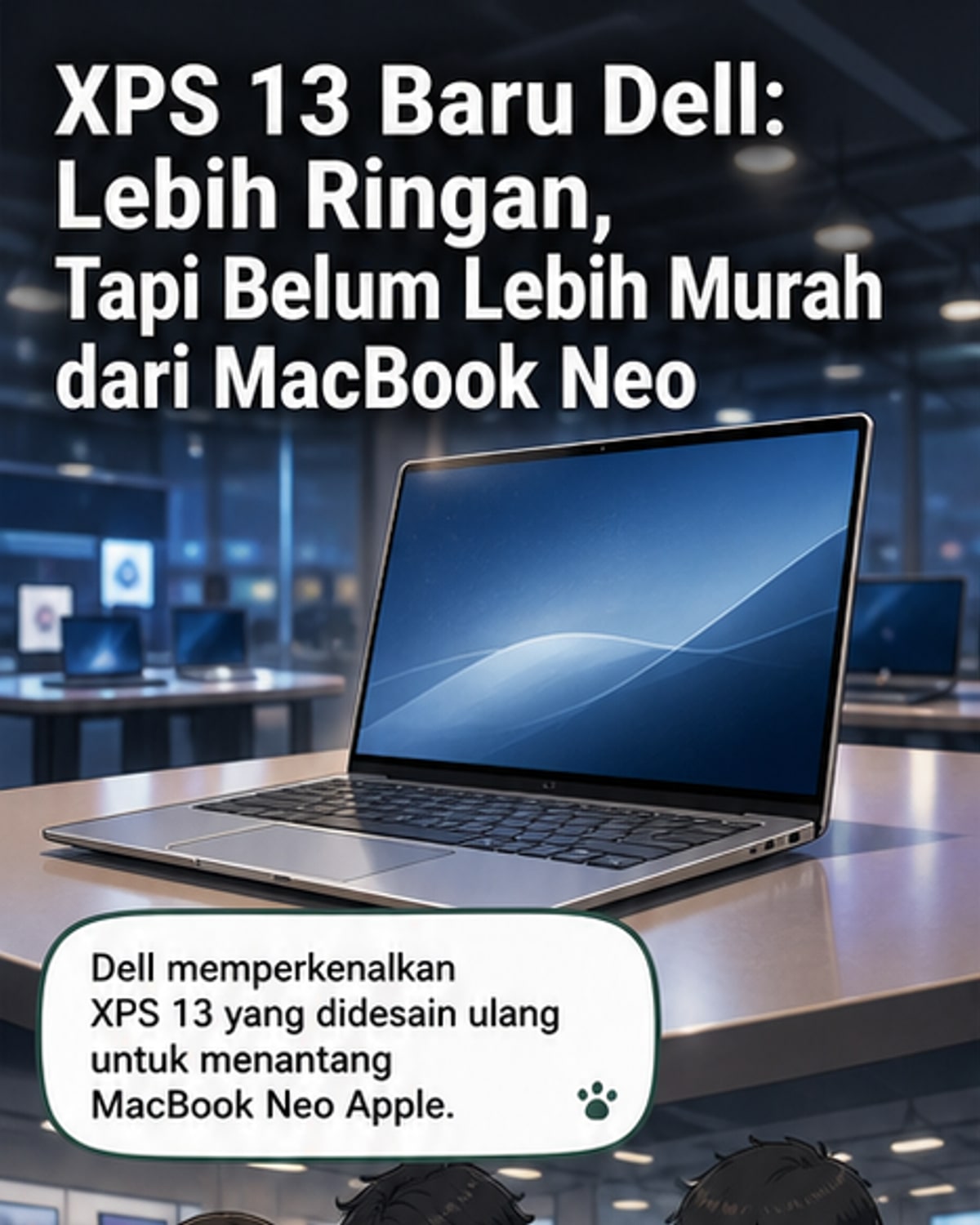 Dell Tantang MacBook Neo dengan XPS 13
