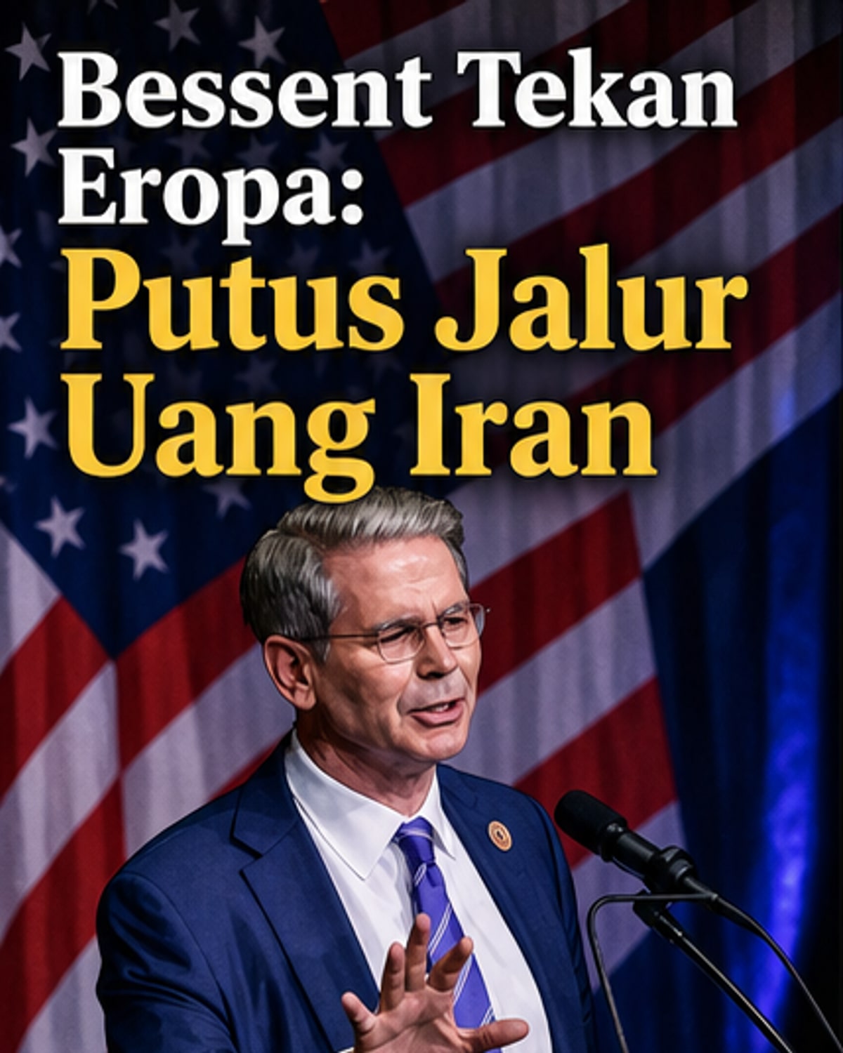 AS Desak Eropa Ganggu Keuangan Iran