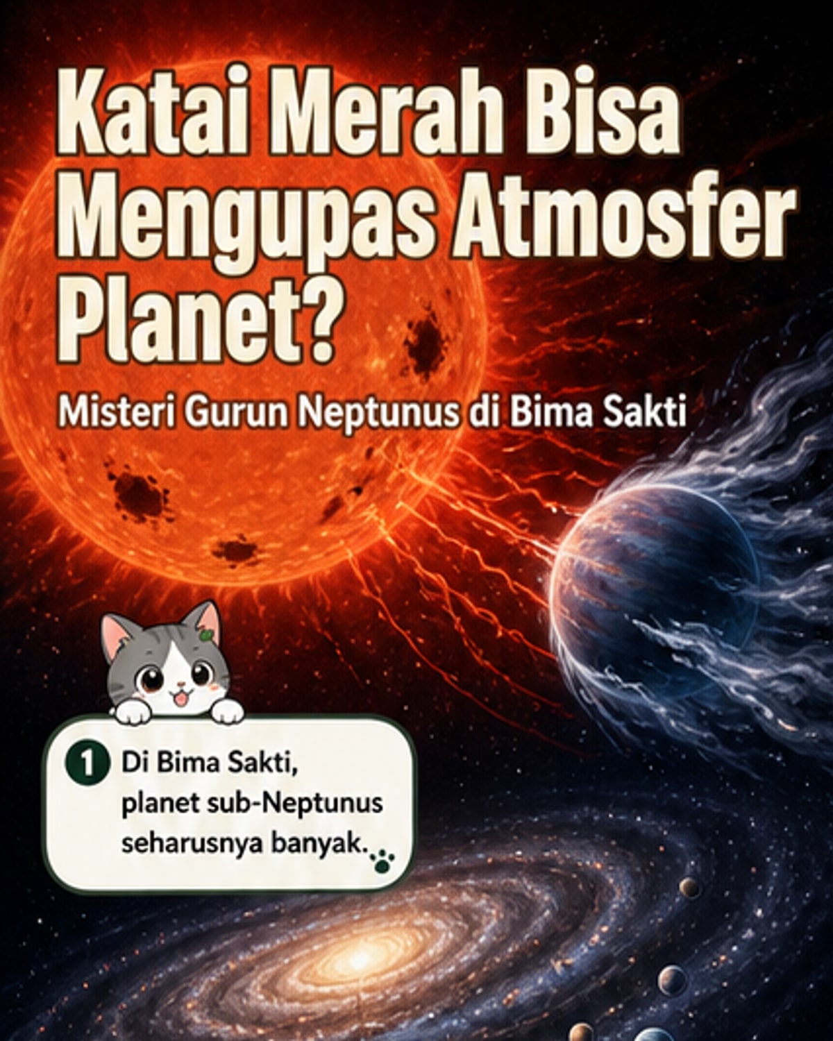 Radiasi Bintang Hanguskan Atmosfer Planet